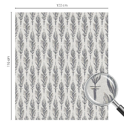 Zonwerende raamfolie Elegante veren