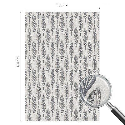 Zonwerende raamfolie Elegante veren