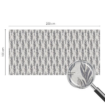 Zonwerende raamfolie Elegante veren