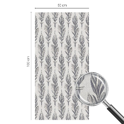 Zonwerende raamfolie Elegante veren