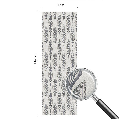 Zonwerende raamfolie Elegante veren