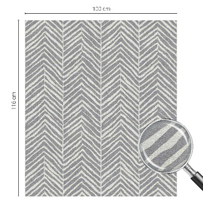 Zonwerende raamfolie glas in lood Zigzagpatroon