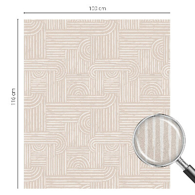 Anti inkijk raamfolie Geometrisch patroon
