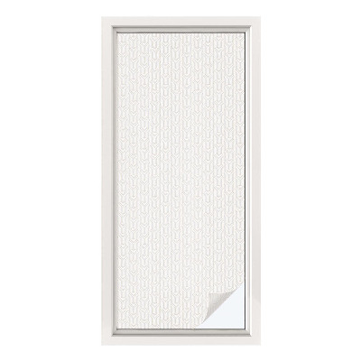 Zelfklevende anti inkijk folie glas in lood Delicate strik