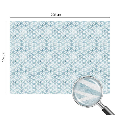 Zonwerende raamfolie Blauwe ruiten