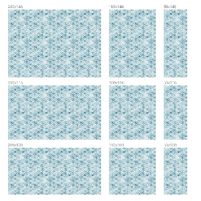 Zonwerende raamfolie Blauwe ruiten