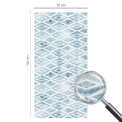 Zonwerende raamfolie Blauwe ruiten