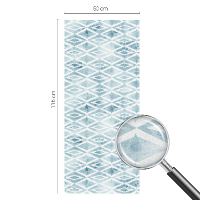 Zonwerende raamfolie Blauwe ruiten