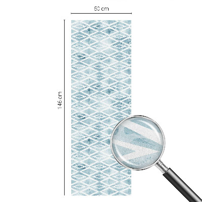 Zonwerende raamfolie Blauwe ruiten