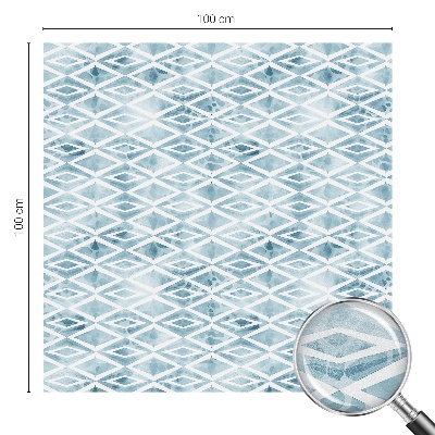 Zonwerende raamfolie Blauwe ruiten