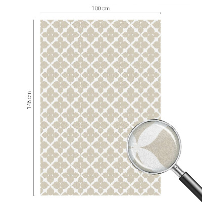 Anti inkijk raamfolie Geometrische bladeren