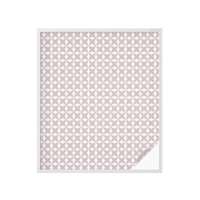 Zonwerende raamfolie glas in lood Geometrie van harmonie