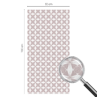 Zonwerende raamfolie glas in lood Geometrie van harmonie
