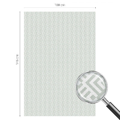 Zelfklevende raamfolie glas in lood Geometrisch motief