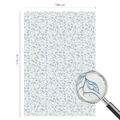 Zelfklevende raamfolie glas in lood Citroenpatroon