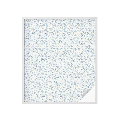 Zelfklevende raamfolie glas in lood Citroenpatroon