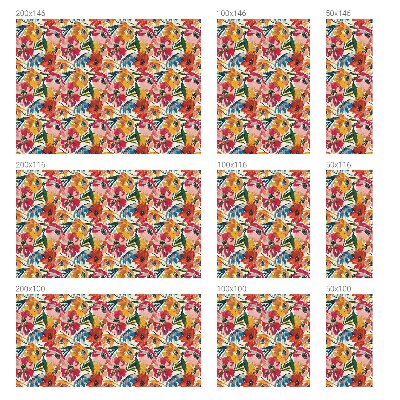 Zelfklevende anti inkijk folie glas in lood Bloemenexplosie