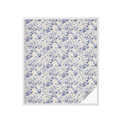 Zelfklevende raamfolie glas in lood Bloemensymmetrie