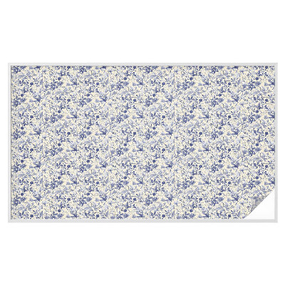 Zelfklevende raamfolie glas in lood Bloemensymmetrie