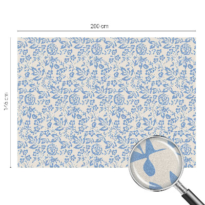 Zelfklevende anti inkijk folie glas in lood Bloemenbladeren