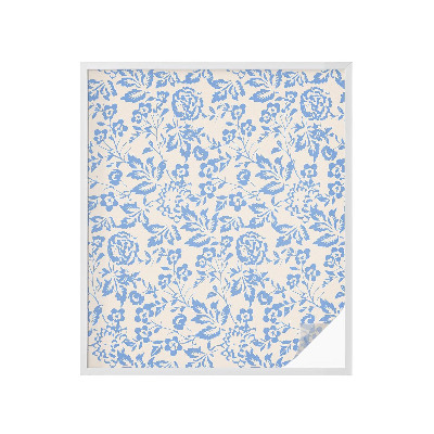 Zelfklevende anti inkijk folie glas in lood Bloemenbladeren