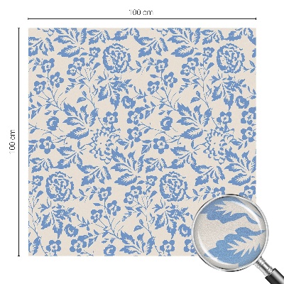 Zelfklevende anti inkijk folie glas in lood Bloemenbladeren