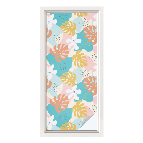 Zonwerende raamfolie Exotische natuur