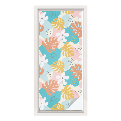 Zonwerende raamfolie Exotische natuur