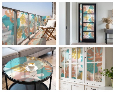 Zonwerende raamfolie Exotische natuur