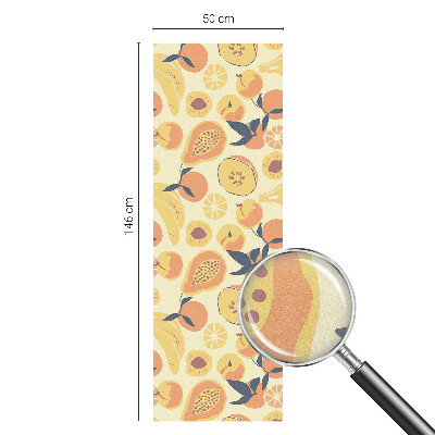 Zelfklevende raamfolie glas in lood Sappig fruit