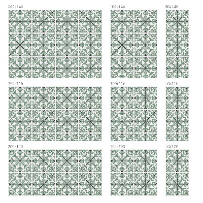 Anti inkijk raamfolie Plantenpatroon