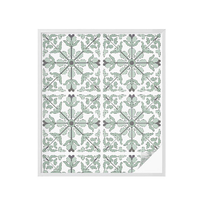 Anti inkijk raamfolie Plantenpatroon