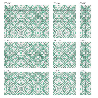 Zelfklevende raamfolie glas in lood Klassieke ornamenten