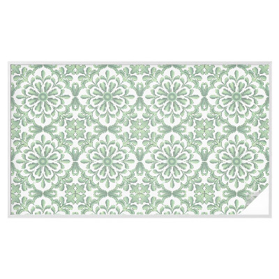 Zelfklevende anti inkijk folie glas in lood Groene bladeren