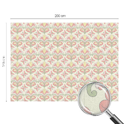 Zelfklevende raamfolie glas in lood Plant elegantie