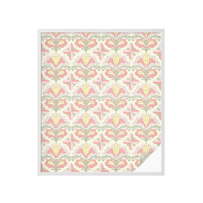 Zelfklevende raamfolie glas in lood Plant elegantie