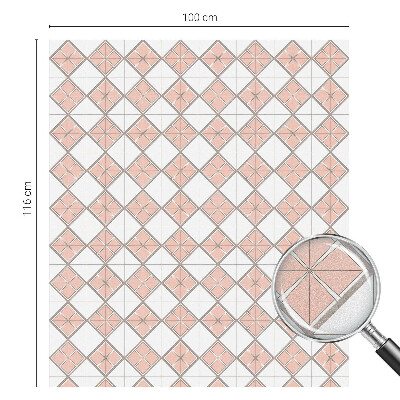 Zonwerende raamfolie glas in lood Geometrische ruiten