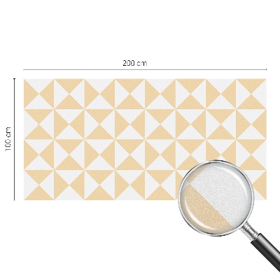 Zelfklevende anti inkijk folie glas in lood Geometrische driehoeken