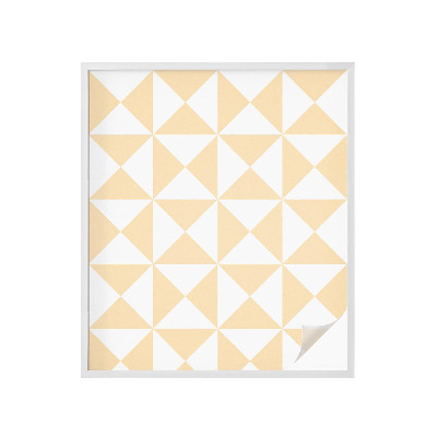 Zelfklevende anti inkijk folie glas in lood Geometrische driehoeken