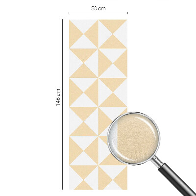 Zelfklevende anti inkijk folie glas in lood Geometrische driehoeken