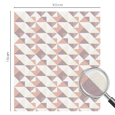 Anti inkijk raamfolie Moderne driehoeken