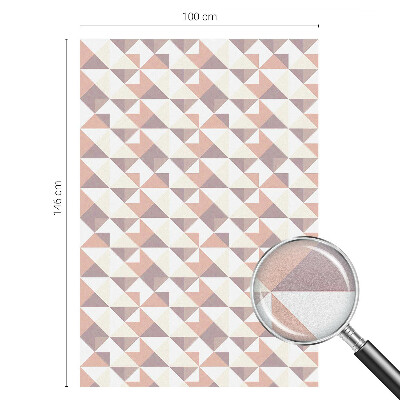 Anti inkijk raamfolie Moderne driehoeken