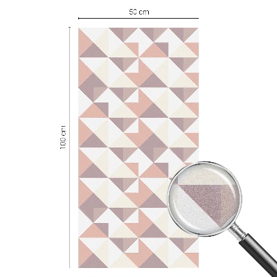 Anti inkijk raamfolie Moderne driehoeken