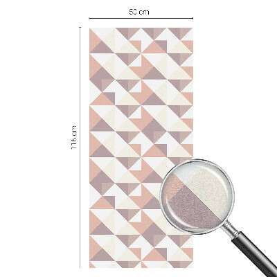 Anti inkijk raamfolie Moderne driehoeken