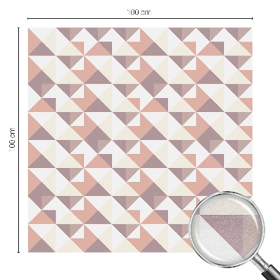 Anti inkijk raamfolie Moderne driehoeken