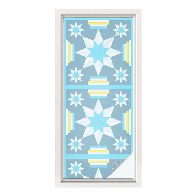 Zonwerende raamfolie Sterpatroon