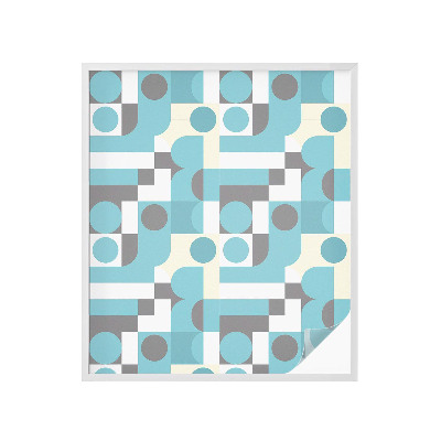 Zelfklevende raamfolie glas in lood Geometrische patronen