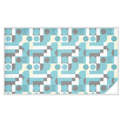 Zelfklevende raamfolie glas in lood Geometrische patronen