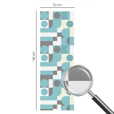 Zelfklevende raamfolie glas in lood Geometrische patronen