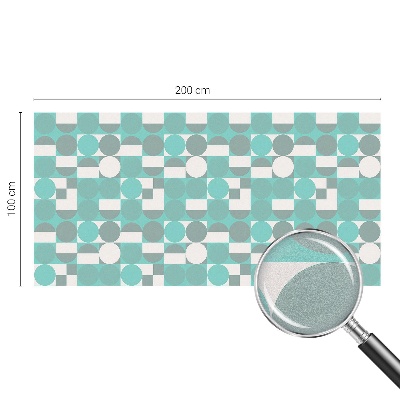 Zonwerende raamfolie glas in lood Geometrische vormen